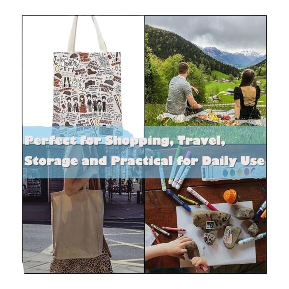 GJTIM Musical Inspired Gift Musical Theatre Gift Musical Tote Bag Theatre Lover - Picture 14 of 15